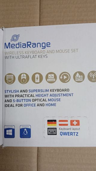 Tastiera e mouse wireless tedeschi QWERTZ