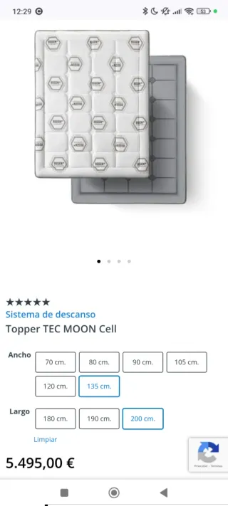 Sobre colchón Regen+ Therapy