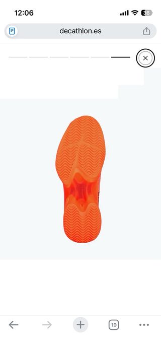 Zapatilla deportiva Lacoste Ultra CC naranja