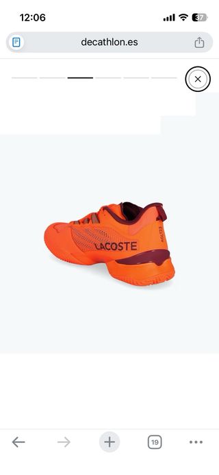 Zapatilla deportiva Lacoste Ultra CC naranja