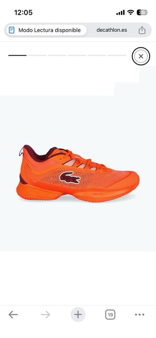 Zapatilla deportiva Lacoste Ultra CC naranja