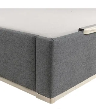 Canapé Lattoflex 135x190 Tapizado Gris