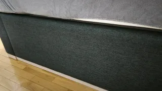 Canapé Lattoflex 135x190 Tapizado Gris