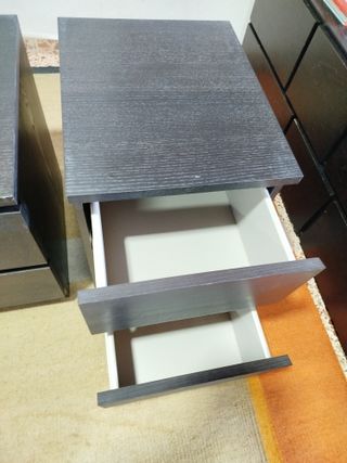 2 Cómodas Malm IKEA Negras