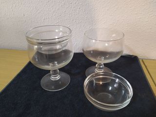 cristalería 9 Copas cocktail y marisco