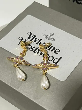 Pendientes Vivienne Westwood Orb Perla