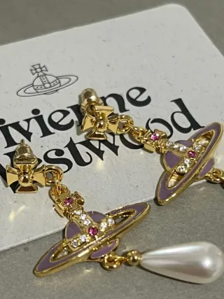 Pendientes Vivienne Westwood Orb Perla