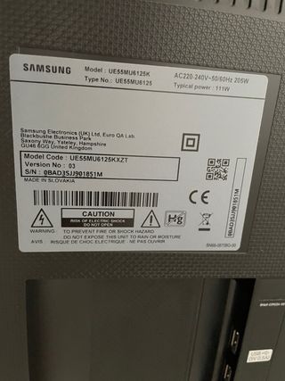 Televisor Samsung 42 Negro