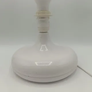 Base lámpara cerámica blanca años 60/70