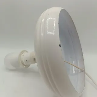 Base lámpara cerámica blanca años 60/70