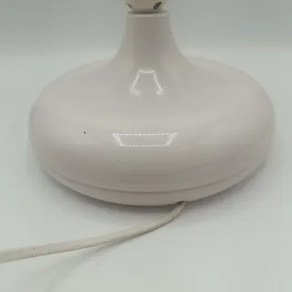 Base lámpara cerámica blanca años 60/70