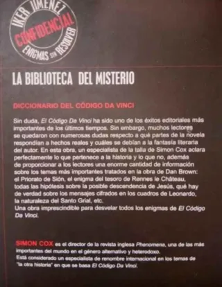 Diccionario del Código Da Vinci