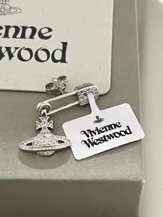 Pendientes Vivienne Westwood Orb Plata