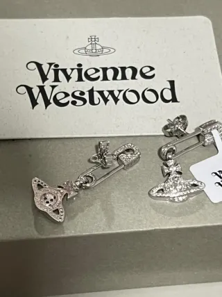 Pendientes Vivienne Westwood Orb Plata