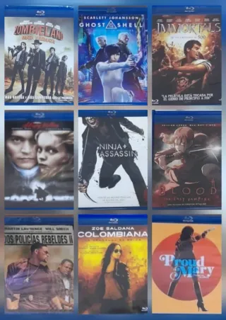 Lote 6 Film Blu-ray Azione/Avventura