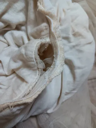 Vestito boho pizzo manica lunga