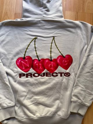 Sudadera Nude Project Cerezas Beige
