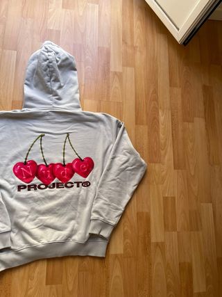 Sudadera Nude Project Cerezas Beige