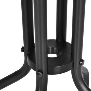 Mesa Redonda Jardín Cristal Negra