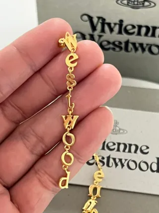 Pendientes Vivienne Westwood Orb Plata Negro