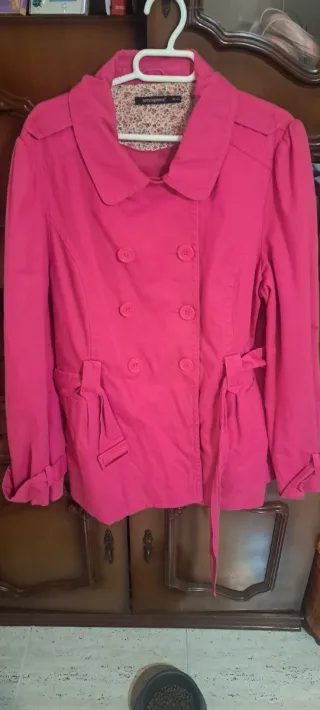 Gabardina Atmosphere Rosa Talla M