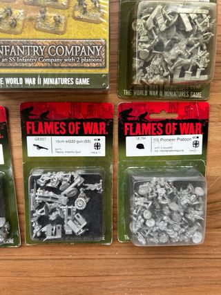 Flames of War SS sealed material early mid army