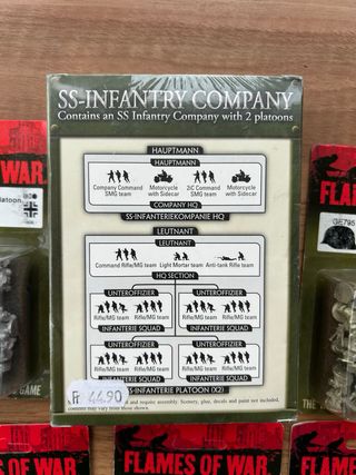 Flames of War SS sealed material early mid army