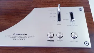 Pioneer PL-530 Tocadiscos Vintage Direct Drive