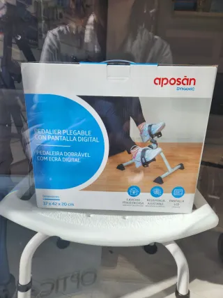 Pedalera plegable Aposan con pantalla digital