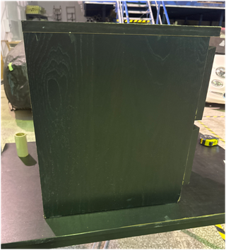 Cómoda IKEA MALM 2 cajones negra 40x55cm