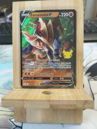 Cartas Zacian V y más Celebrations 25 Aniversario.