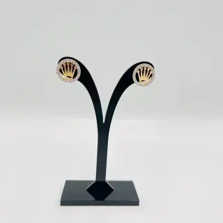 PENDIENTES CORONA CON CIRCONITAS