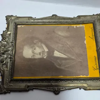 Rara foto Giacomo Leopardi di Alfonso Balelli