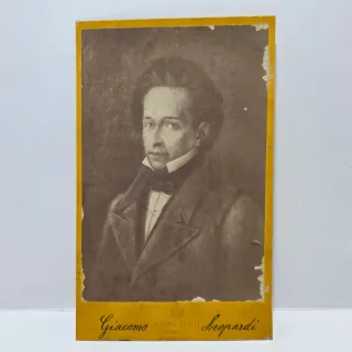 Rara foto Giacomo Leopardi di Alfonso Balelli