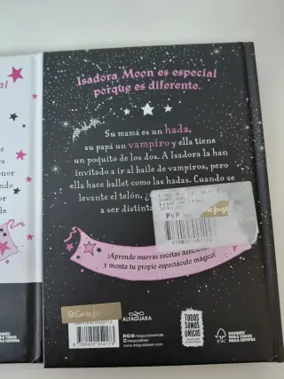 Lote 3 libros de Isadora Moon
