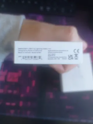 Pack Apple cargador 20w nuevo sin abrir