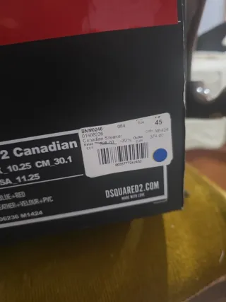 Zapatillas Dsquared2 Talla 45