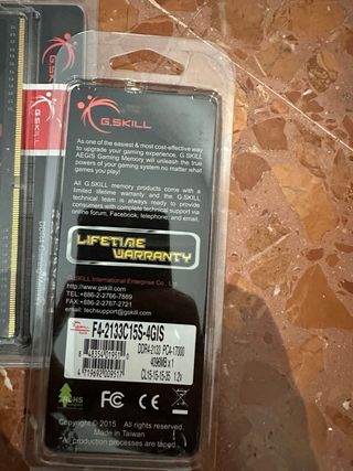 8GB DDR4 RAM G.Skill Aegis