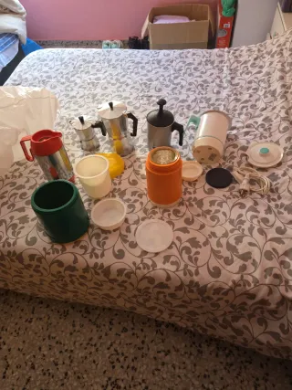 Lote Cafeteras Italianas y Termos