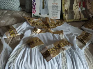 Disfraz Reina del Nilo Atosa Mujer XXL Hombre M-L