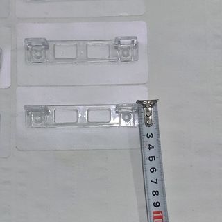 12 Soportes Adhesivos Transparentes