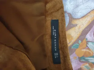 Gonna Zara Pelle Marrone Tg. L