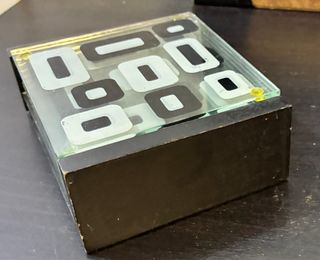 Set 6 Porta Vasos Cristal Diseño Moderno