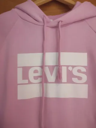 Sudadera Levi's Rosa+Camiseta Tommy Jeans. Talla S