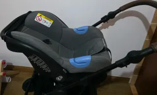 Carrito Kinderkraft 3 en 1 con sombrilla