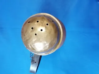 Chocolatera Antigua Cobre y Latón