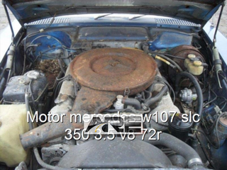 Motor mercedes w107 slc 350 3.5 v8 72r.