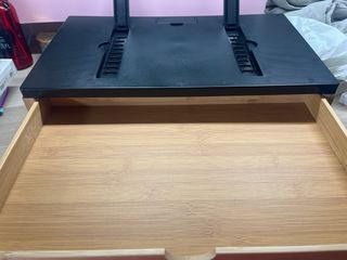 Elevador de portátil de bambú