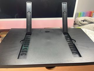 Elevador de portátil de bambú