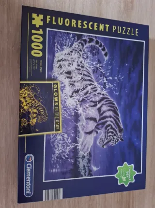 Puzzle Clementoni 1000 piezas Tigre Fluorescente